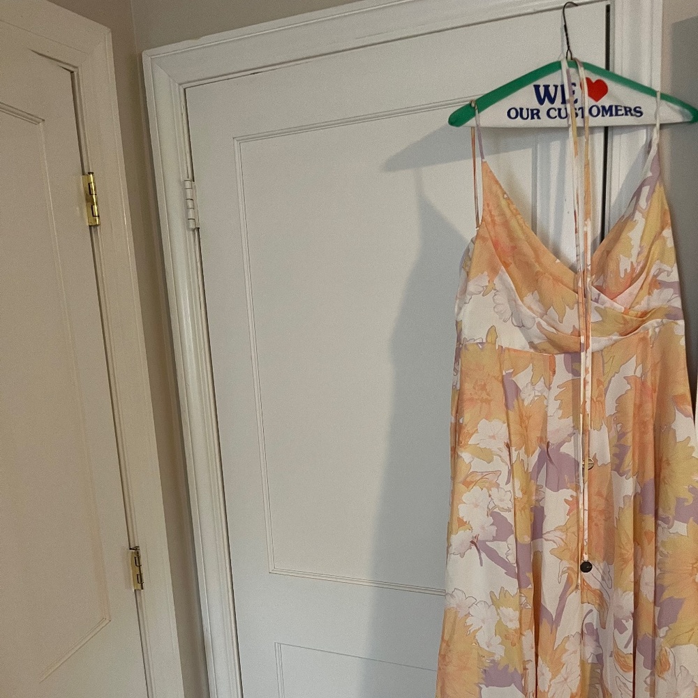 Leo Lin Lisa Tie-Neck Strappy Dress